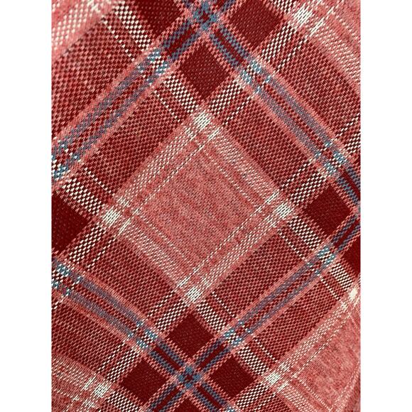 Vintage 1970s Sz Small A-line Pull On Pink Plaid Skirt Academia Preppy - Picture 4 of 6